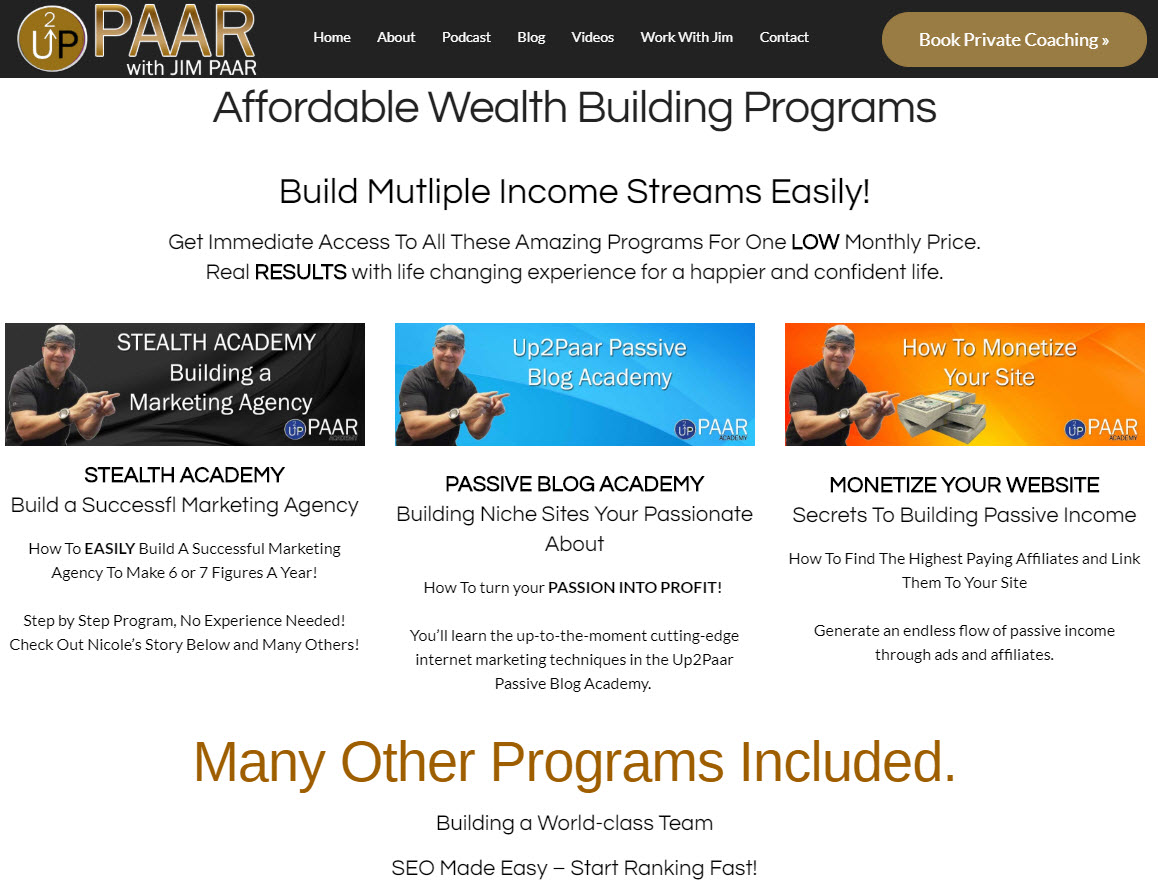 passive blog academy